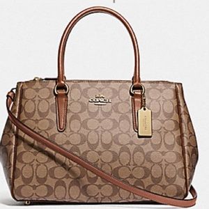 COACH f73312 LARGE SURREY CARRYALL. LIKE NEW.